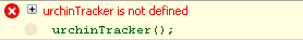 JavaScript-Fehler urchintracker